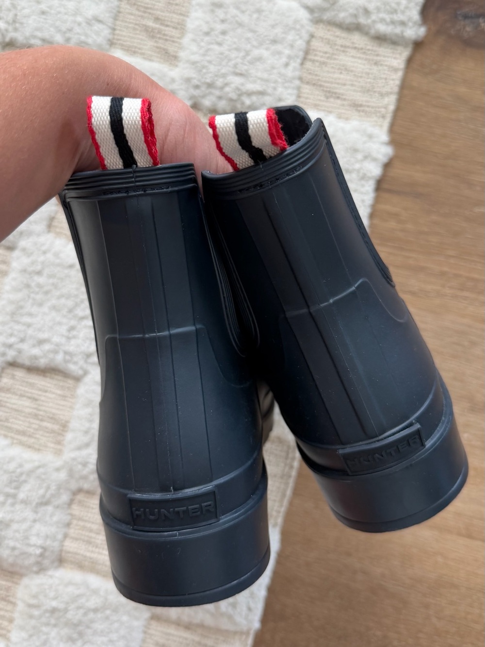 Hunter Tabitha Chelsea Waterproof Rain Boot in Black - Picture 6 of 6